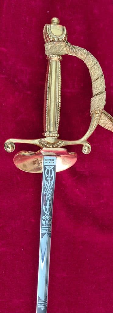 A fine Queen ELIZABETH THE SECOND  British DIPLOMATIC or COURT SWORD. Ref 3543.